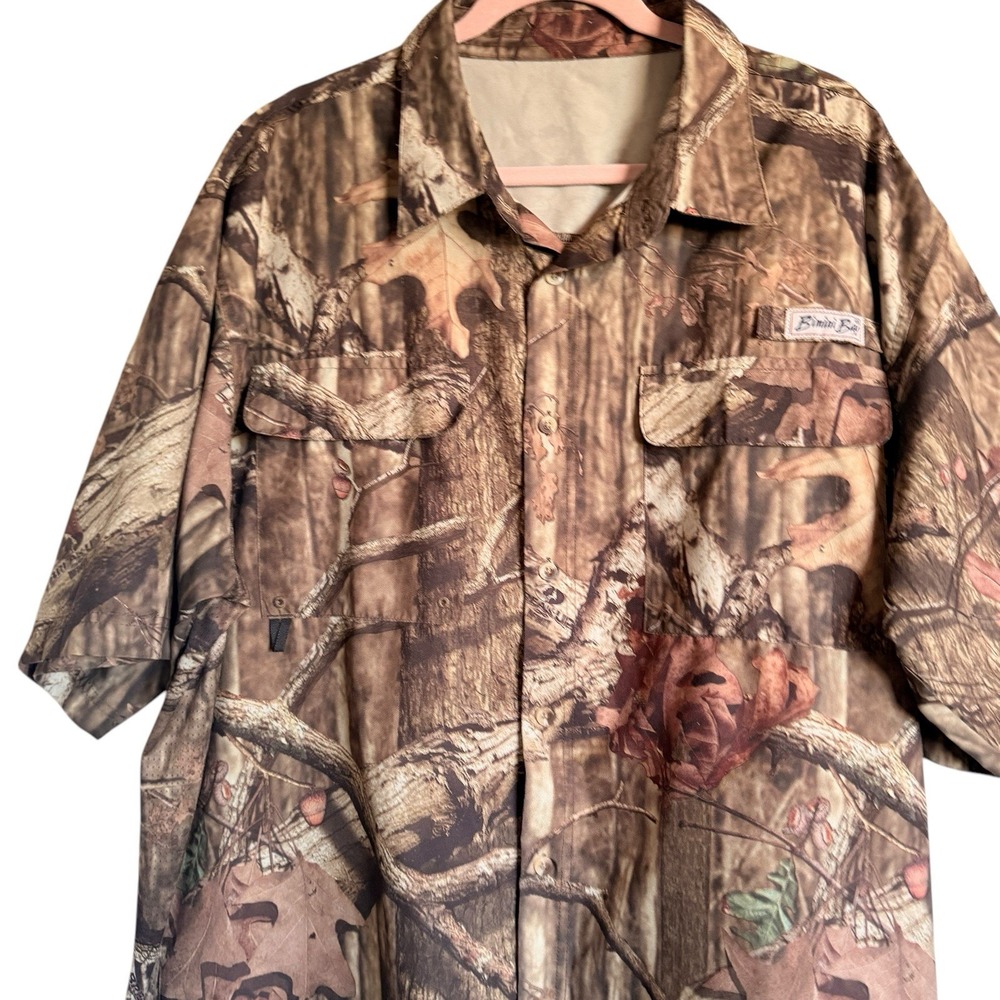 Bimini Bay Mossy Oak Break-Up Infinity Camo Shirt Mens 2XL Hunting Fishing